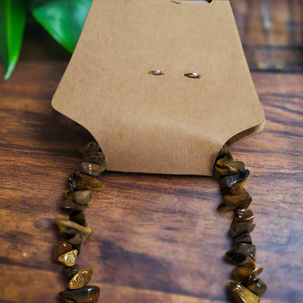 Tigers Eye Chip Gemstone Bracelet