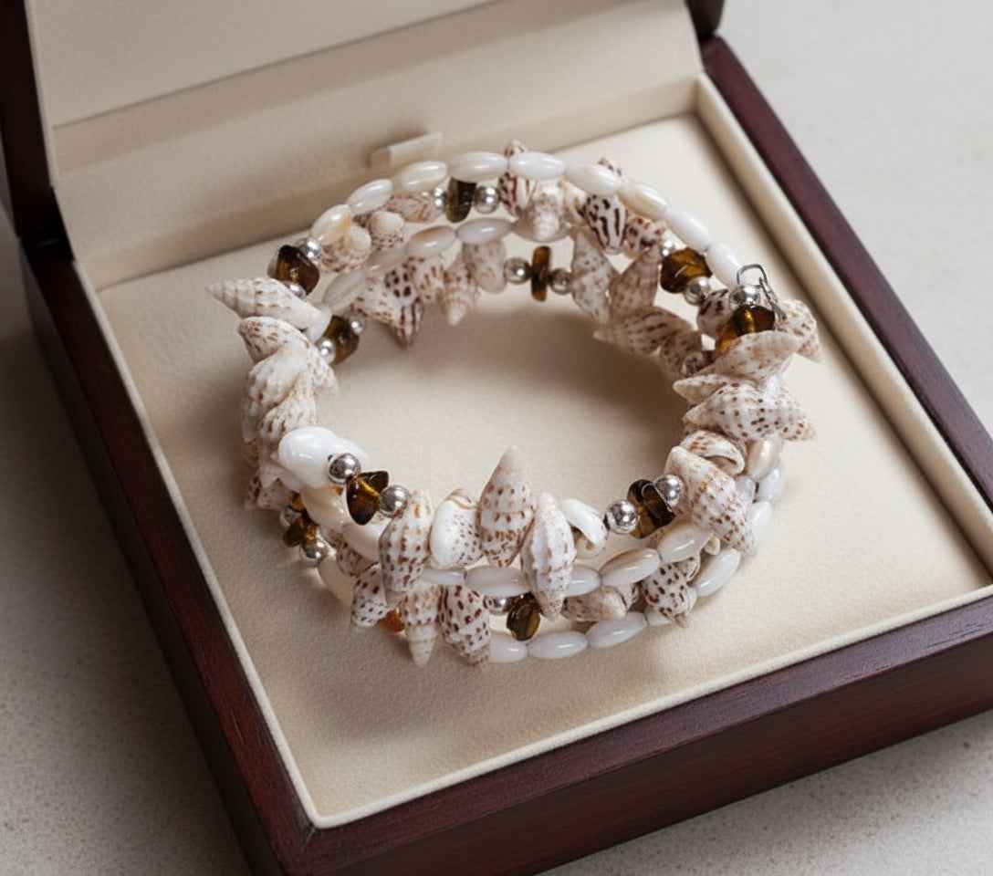 Wire Shell Bracelet
