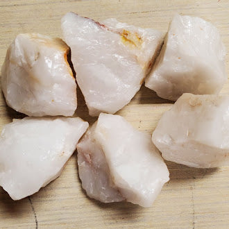 White Aragonite Rough Gemstones