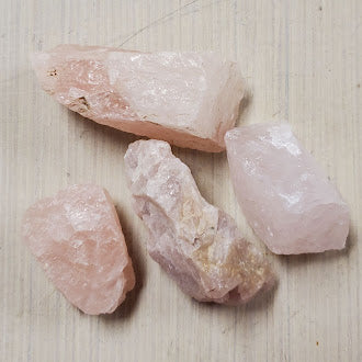 Rose Quartz Rough Gemstones