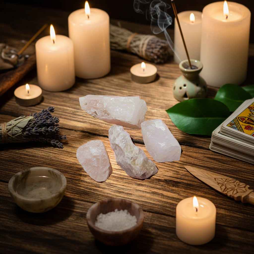 Rose Quartz Rough Gemstones are The Stones of Love