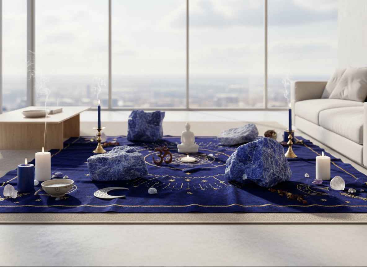 Small Rough Sodalite Stones for Harmony and Balance