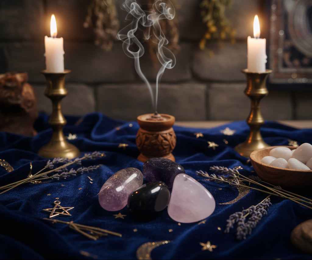 Amethyst Tumbled Gemstones for Healing and Energy Alignment