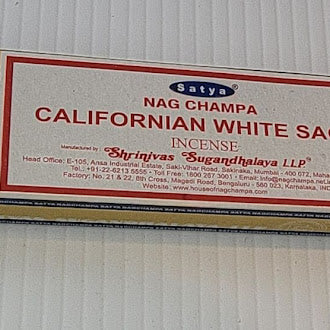 Satya California White Sage Incense Sticks