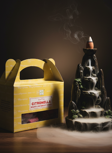 Satya Citronella Backflow Dhoop Incense Cones - Divine Intentions