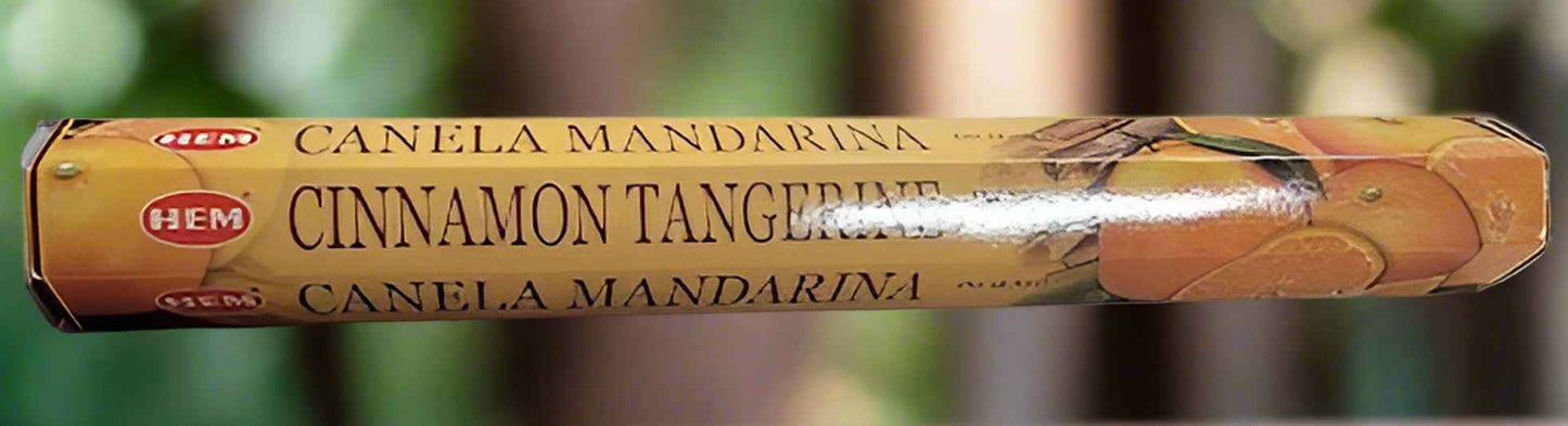 Hem Hexagon Cinnamon Tangerine Incense Sticks