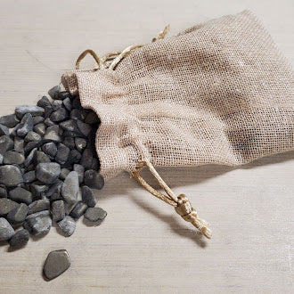 1/2 Pound Pyrite Chips in Cloth Bag