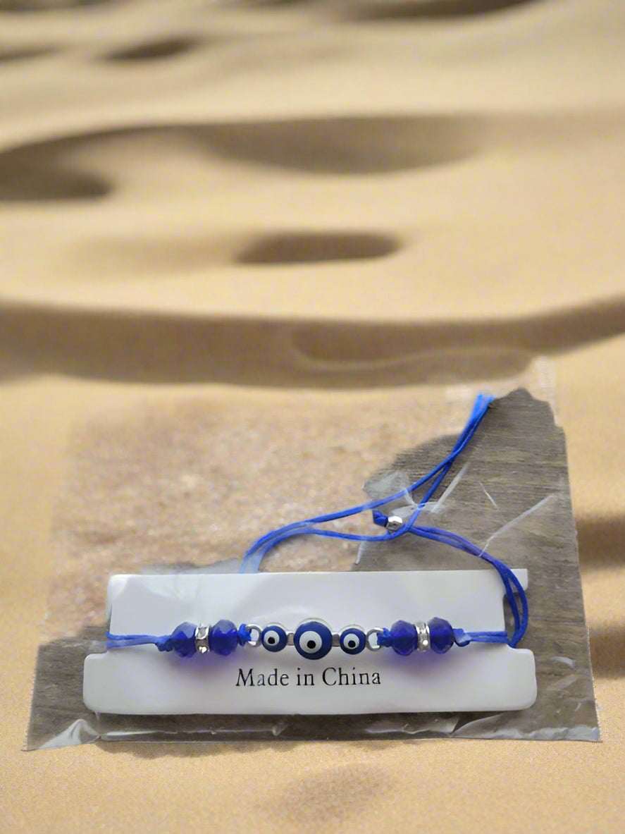 Adjustable Evil Eye Bracelet