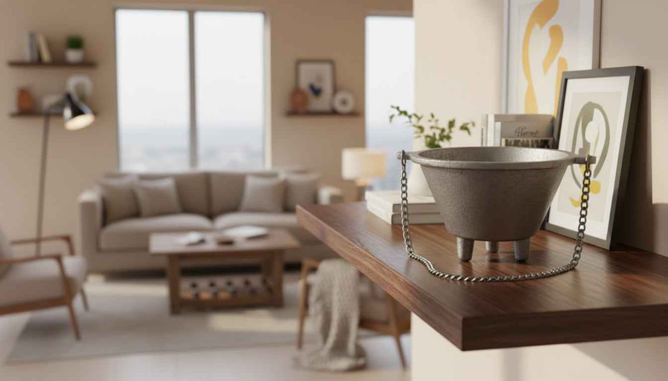 Small Aluminum Hanging Burner