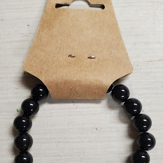 Black Agate 8 MM Bracelet
