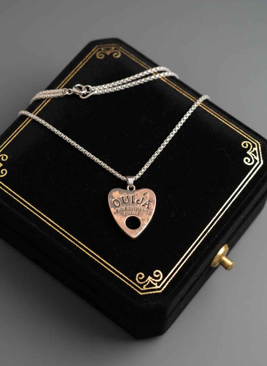 Ouija Board Planchette Pendant Necklace