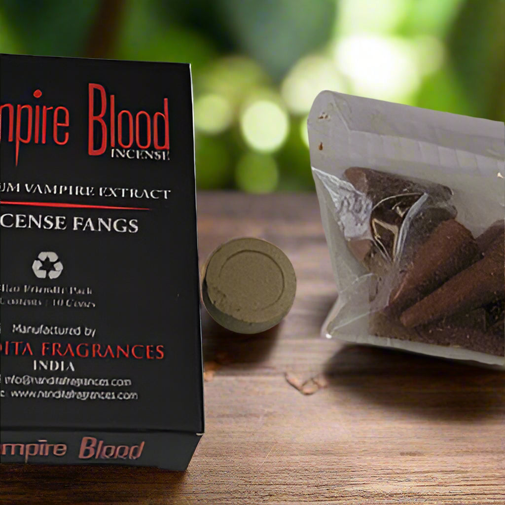 Vampire Blood Incense Cones & Burner