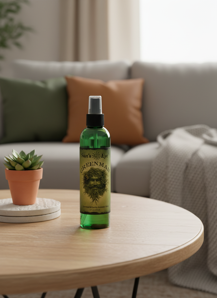 Sun's Eye Greenman Mist - Revitalize Your Senses with Nature's Essence - Divine Intentions