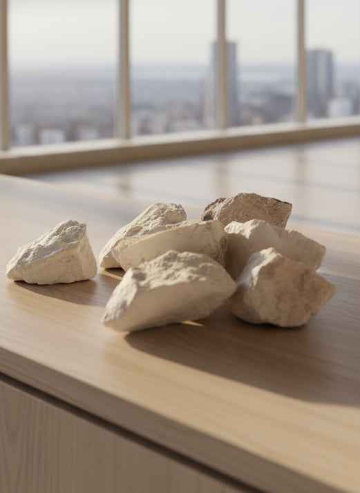 Howlite Rough Stone for Focus and Clarity