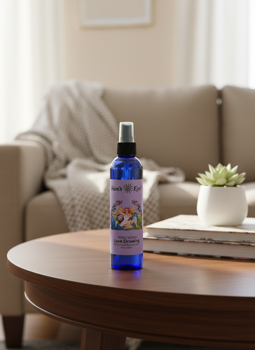 Sun's Eye Love Drawing Spray Mist for Attracting Positive Energy and Love - Divine Intentions