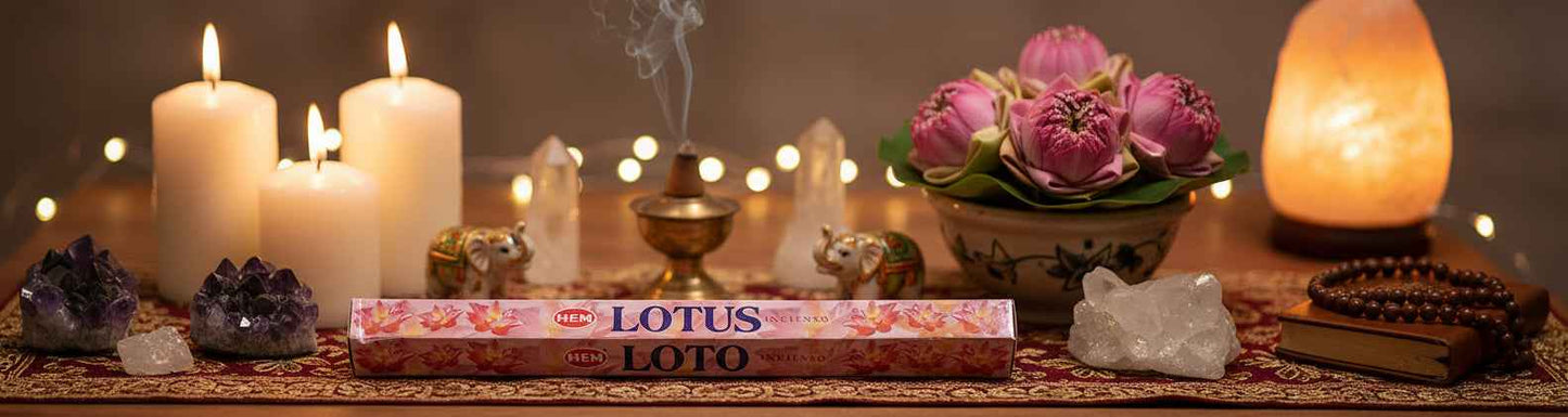 Hem Hexagon Lotus Incense Sticks