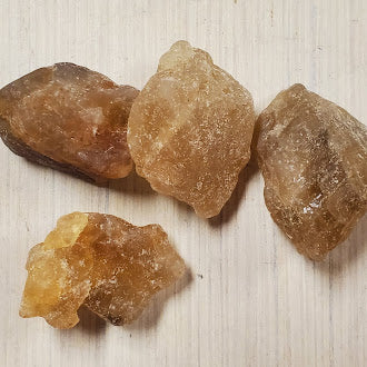 Golden Imperial Topaz Rough Stone