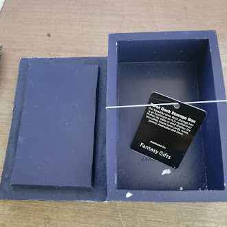 Book Of Spells Tarot Box with Pentagram Design for Mystical Readings