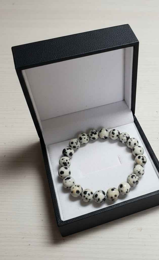 Dalmation Bracelet 8 MM – Stylish & Unique Fashion Accessory