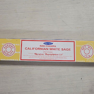 Satya California White Sage Incense Sticks