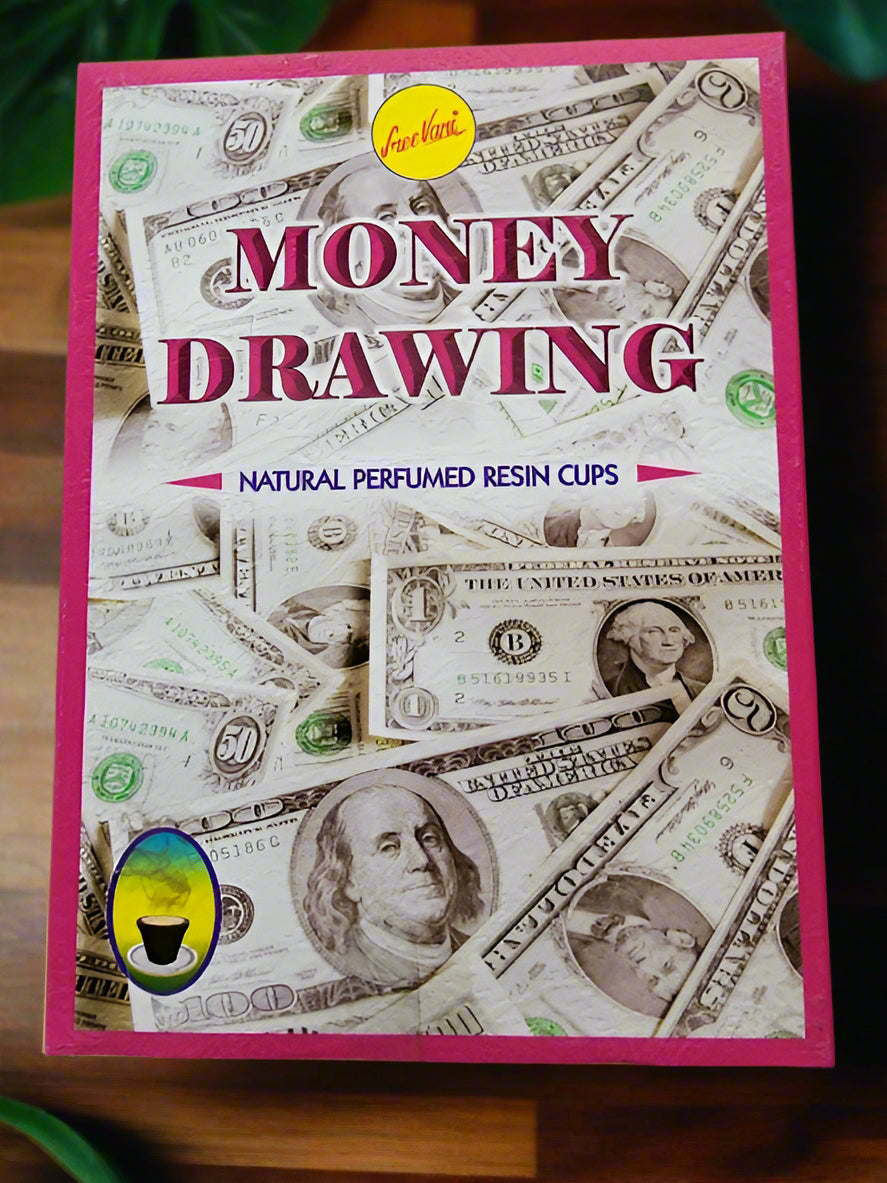 Money Drawing Resin Cups
