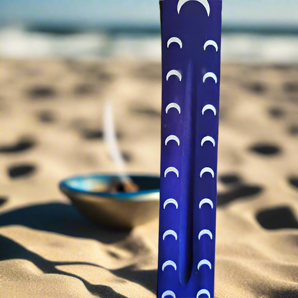 Colored Wood Incense Stick Ash Catcher - Multiple Colors