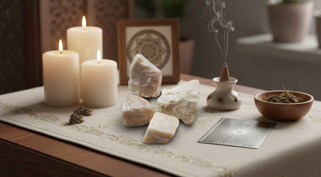 Peach Moonstone Gemstone - Rough 1/2 to 2 inch size