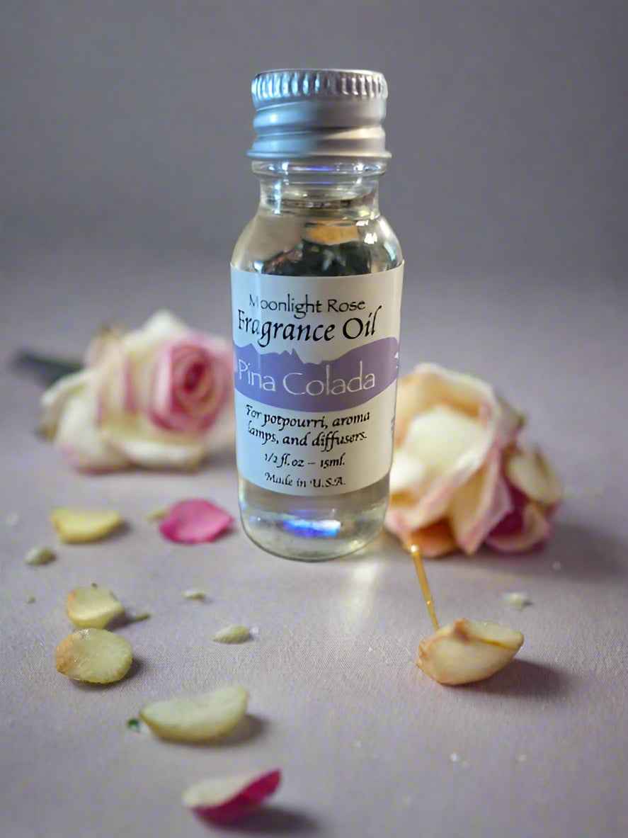 Moonlight Rose Pina Colada Aroma Oil for a Tropical Fragrance Experience