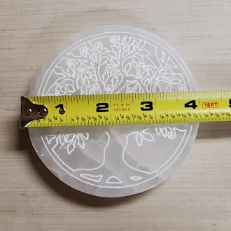 4" Charging Plate w/Tree of Life Design