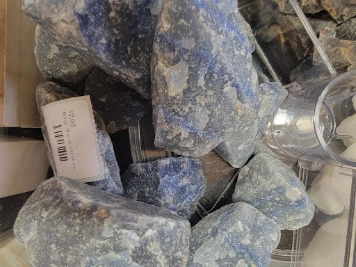 Rough Blue Quartz Stones