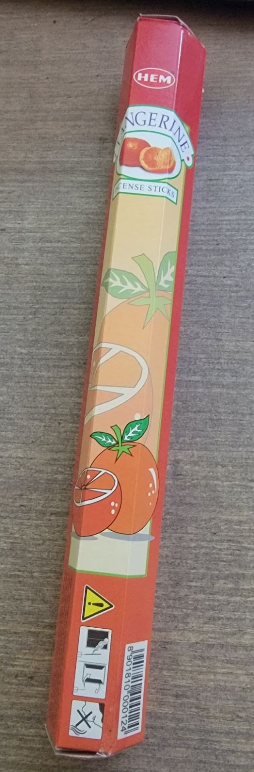 Hem Hexagon Tangerine Incense Sticks