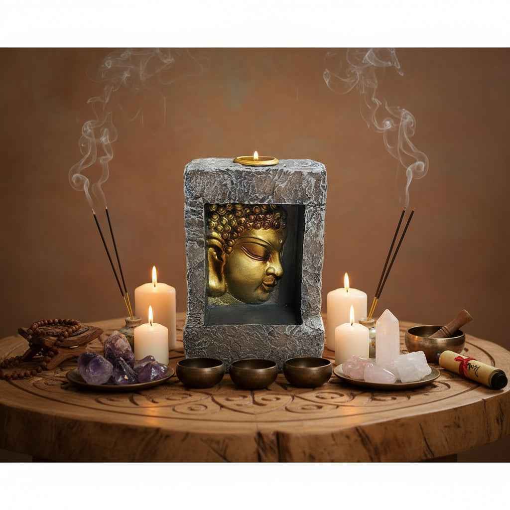 Buddha Backflow Incense Burner for Tranquil Aromatherapy