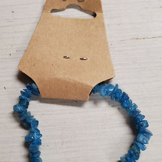 Apatite Chip Gemstone Bracelet