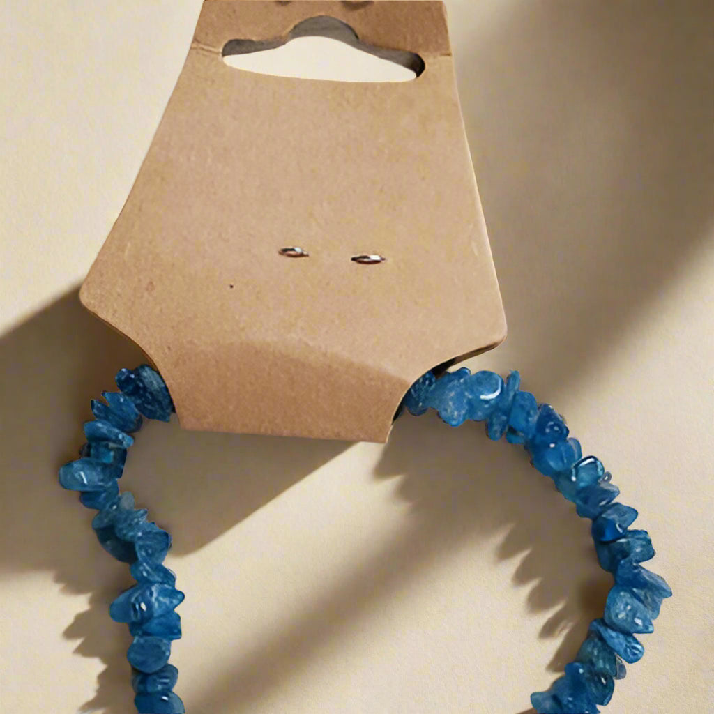 Apatite Chip Gemstone Bracelet