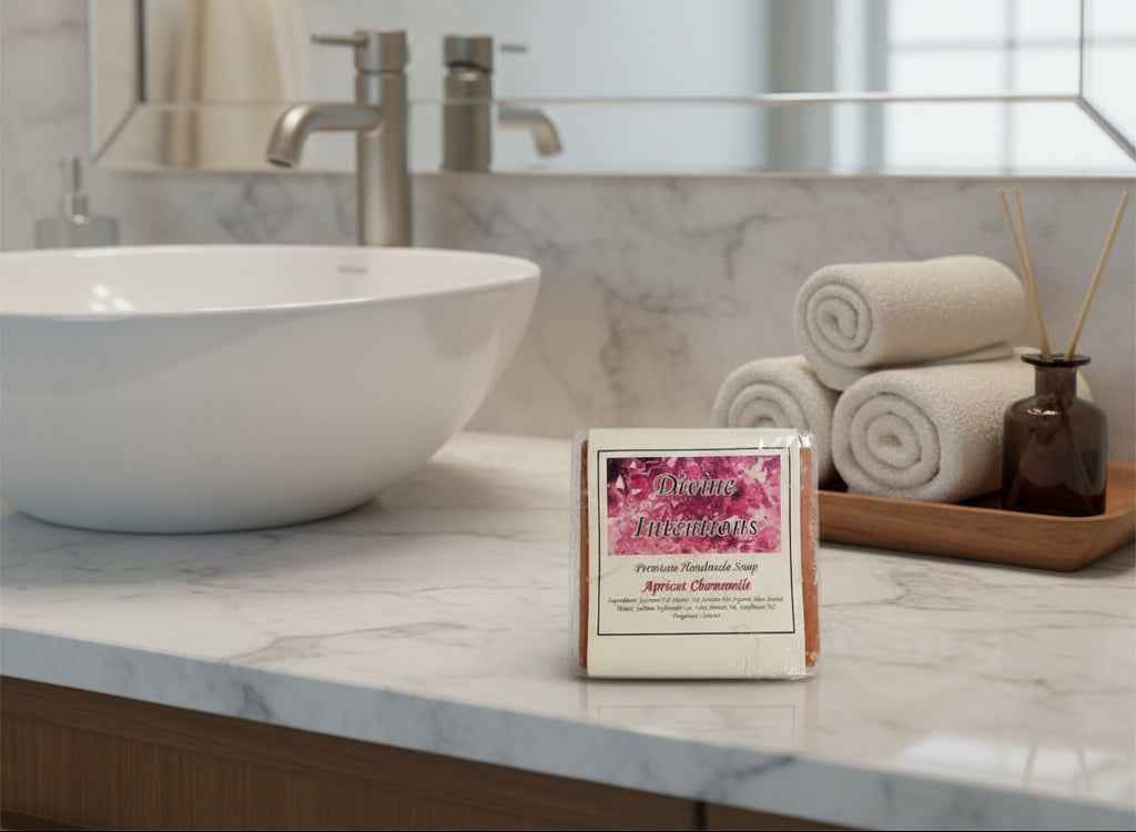 Apricot Chamomile Bar Soap - Nourishing and Soothing Cleanser