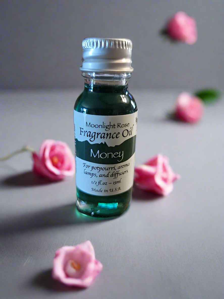 Moonlight Rose Money Aroma Oil for Prosperity and Abundance