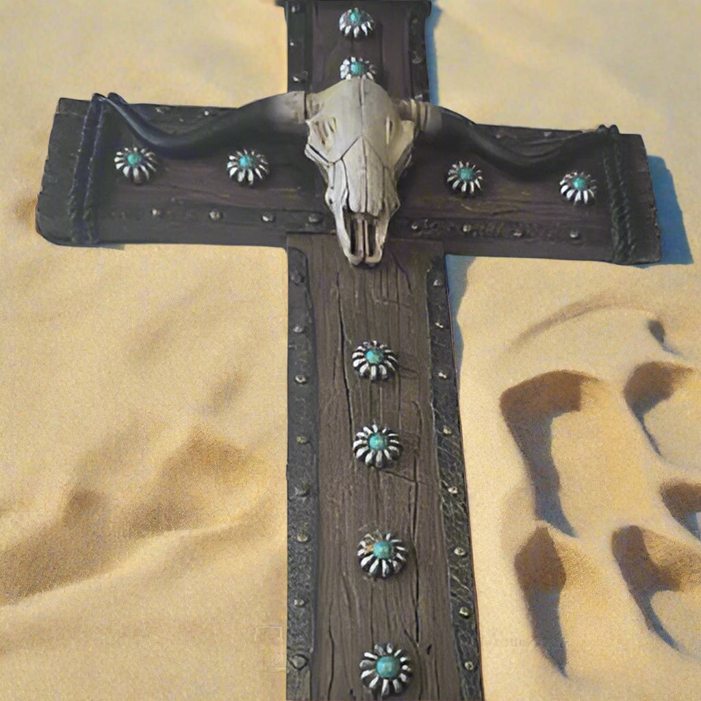 Western Crucifix Wall Plaque
