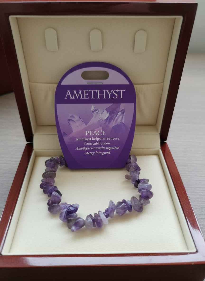 Amethyst Peace Bracelet - Embrace Tranquility and Style