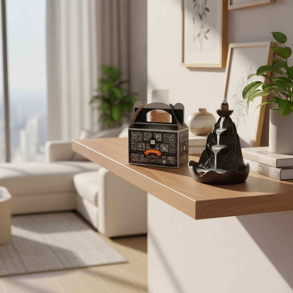 Satya Superhit Backflow Incense Cones for a Soothing Aromatic Experience