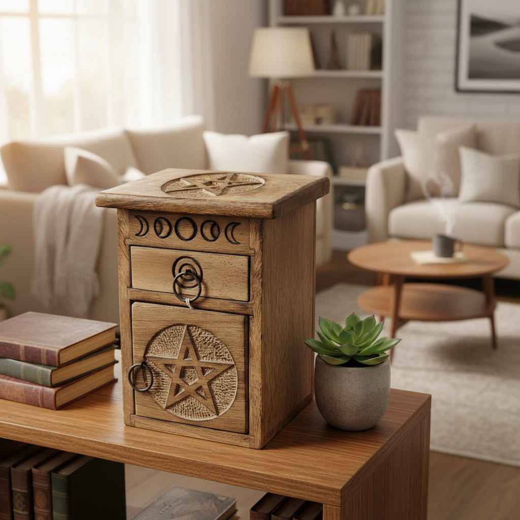 Pentacle Wooden Storage Almirah: Stylish and Functional Organizing Solution