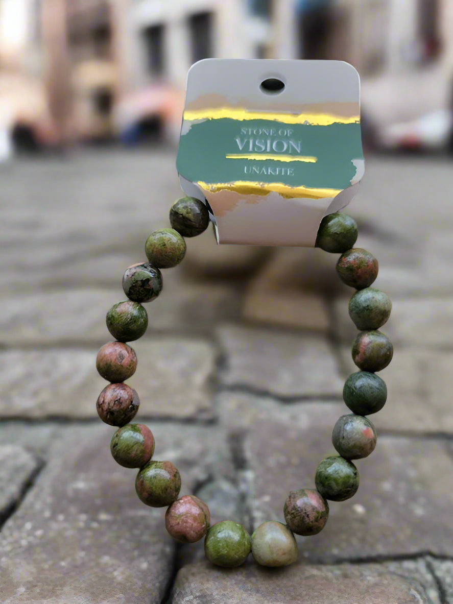 Unakite 8 MM Bracelet