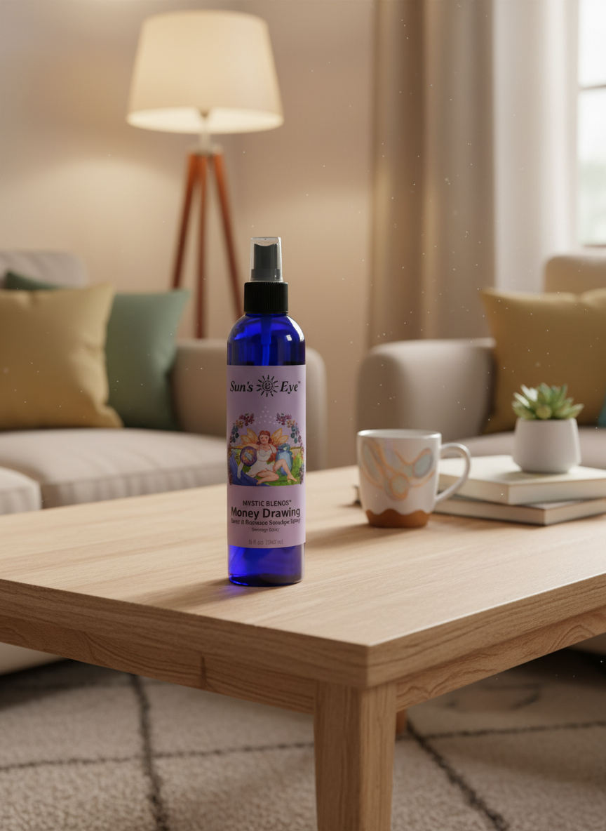 Sun's Eye Money Drawing Spray for Prosperity and Abundance - Divine Intentions