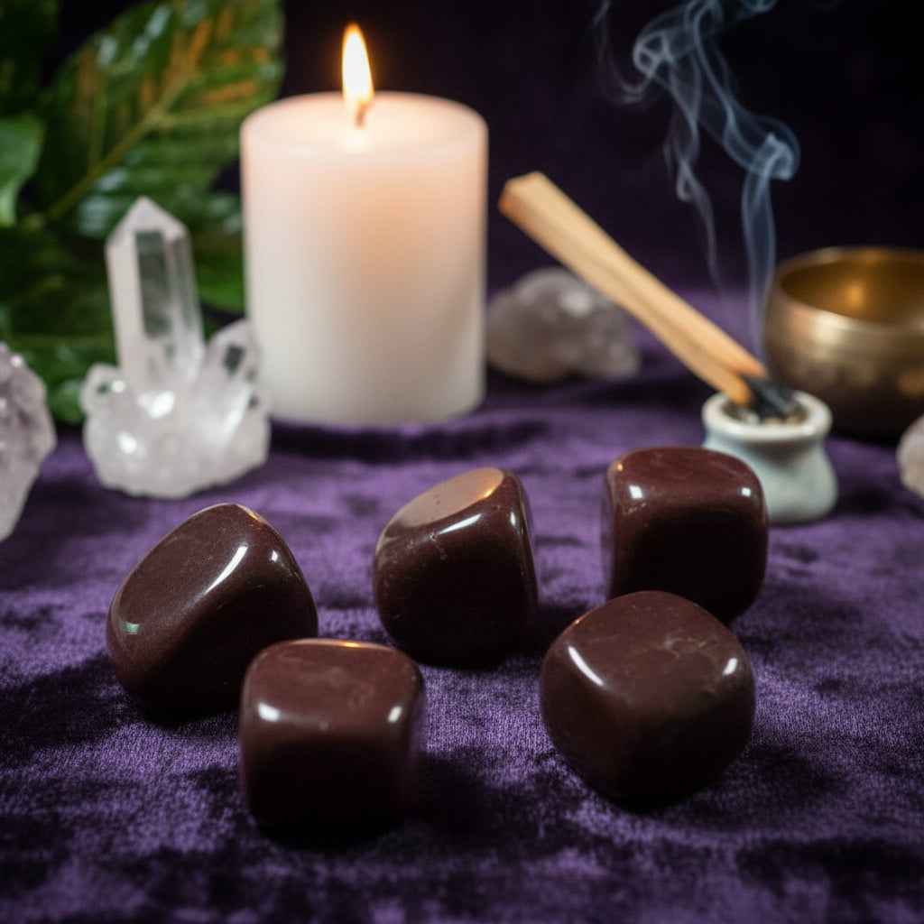 Bloodstone 20-30 MM Tumbled Stones for Self-Confidence