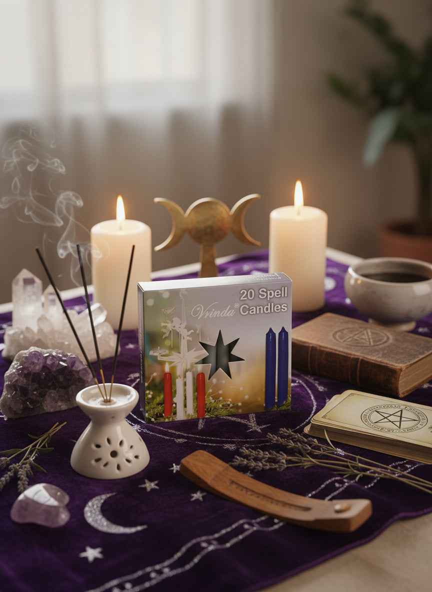 4''Chime/Spell Grey Candles (pack of 20)