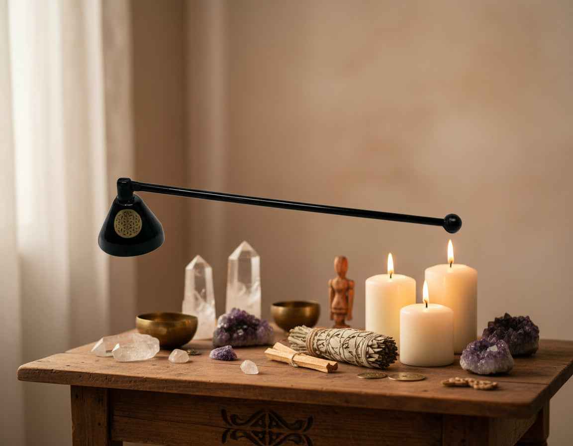 Tree Of Life Candle Snuffer for Elegant Flame Extinguishing