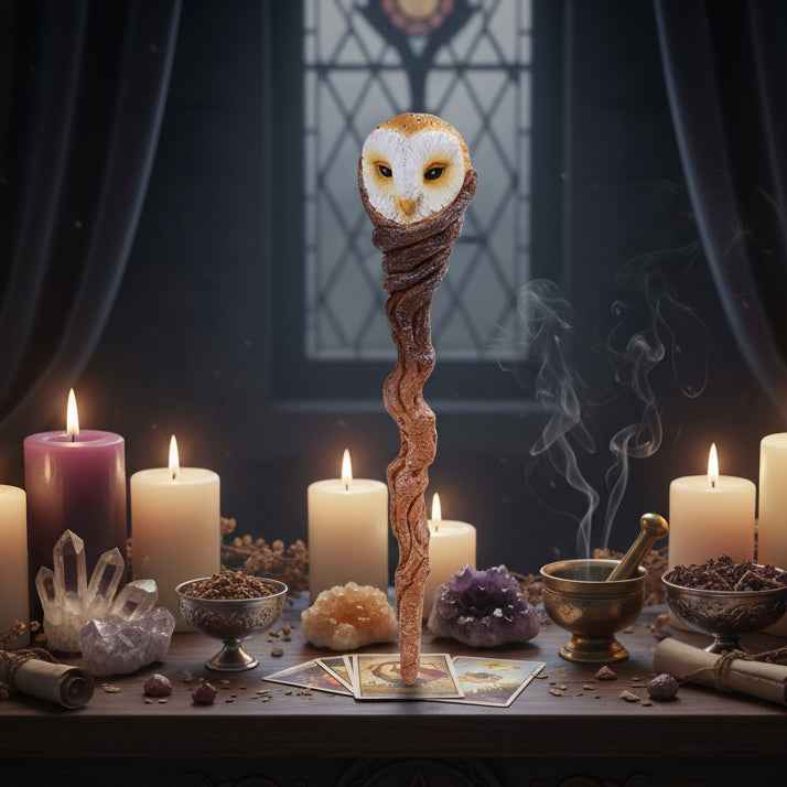 Owl Magic Wand - Enchanting Accessory for Spellbinding Adventures