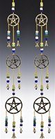 Triple Pentacle Brass With Beads 25" Long