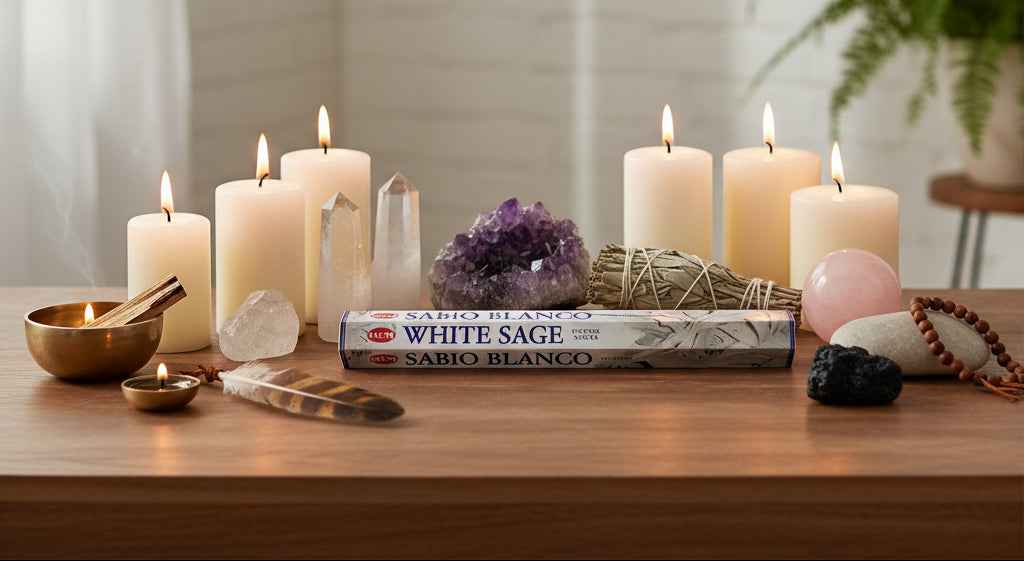 Hem Hexagon White Sage Incense Sticks