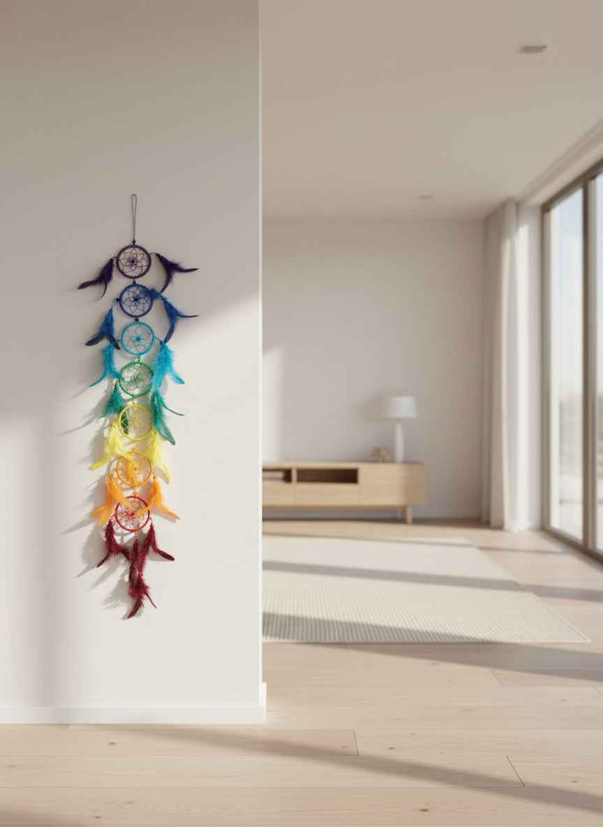 7 Chakras Dream Catcher for Spiritual Harmony and Protection