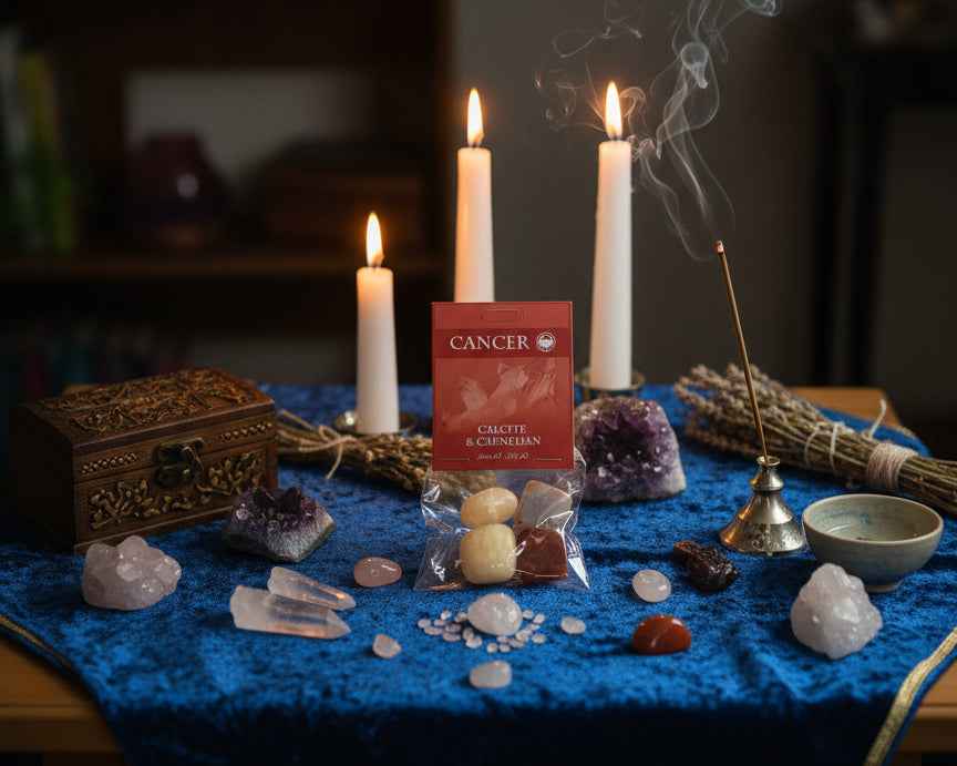 Cancer Healing Stone Set for Emotional and Physical Well-Being